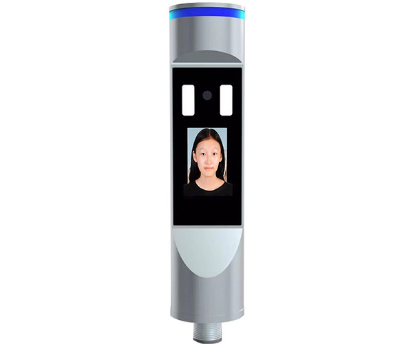 【動態人臉識別門禁訪客系統設備】賽克藍鵬SUCCBLR圓柱型AI智能人臉識別一體機SL-RC5005（鋁型材）